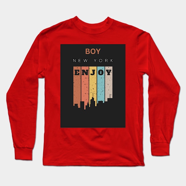 mens fashion Long Sleeve T-Shirt by Meshay